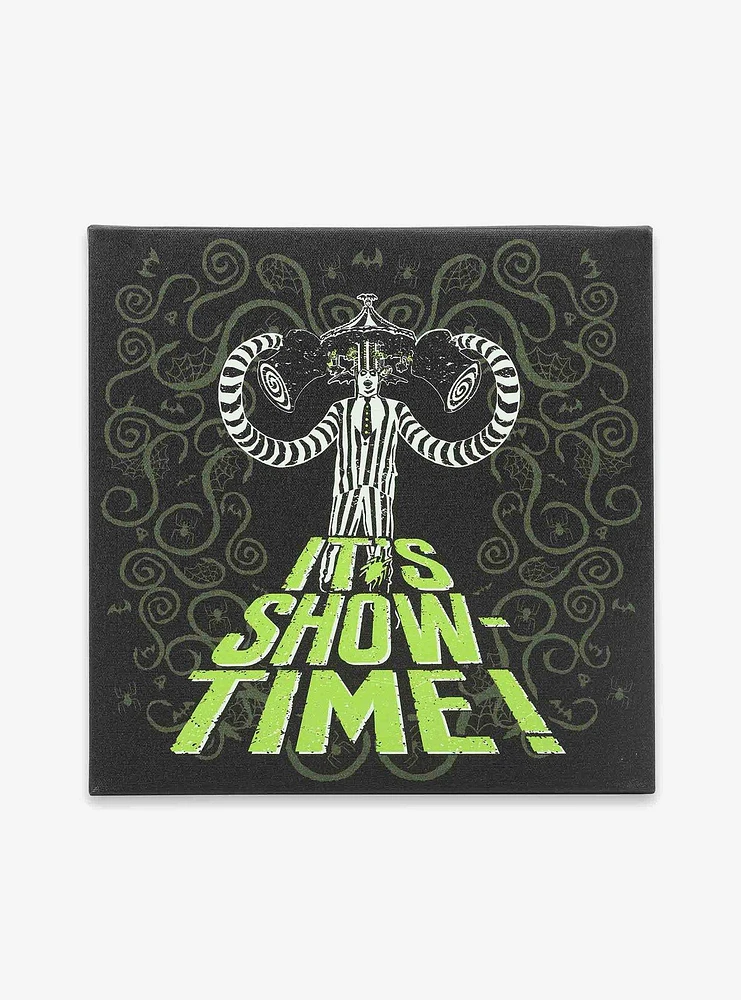 Beetlejuice It's Showtime Canvas Wall Decor