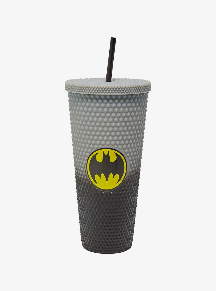 DC Comics Batman Ombré Pyramid Stud Acrylic Travel Cup