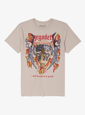 Megadeth Killing Is My Business Boyfriend Fit Girls T-Shirt