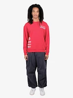 Most Wanted Motorsport Crewneck Sweatshirt Red