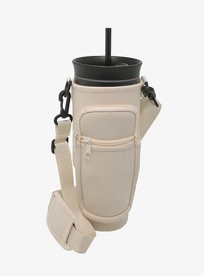 Cream Water Bottle Sling