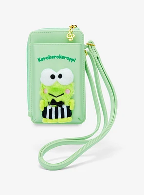 Keroppi Fuzzy Character Phone Pouch