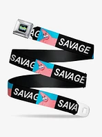 SpongeBob SquarePants Patrick Savage Pose Block Youth Seatbelt Belt