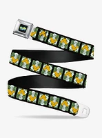 SpongeBob SquarePants Handsome Squidward Pose Blocks Flip Youth Seatbelt Belt