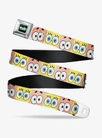 SpongeBob SquarePants And Patrick Eye Blocks Youth Seatbelt Belt