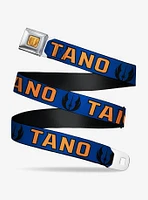 Star Wars Jedi Order Insignia Tano Text Youth Seatbelt Belt