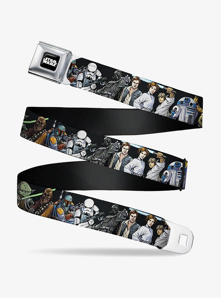 Star Wars Classic Character Poses Youth Seatbelt Belt