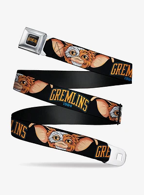 Gremlins 1984 Gizmo Face Close Up Youth Seatbelt Belt