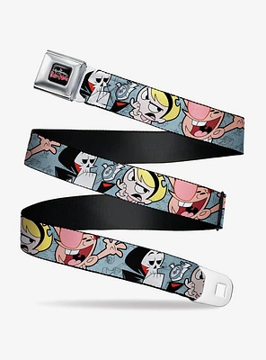 The Grim Adventures of Billy And Mandy Group Pose Youth Seatbelt Belt