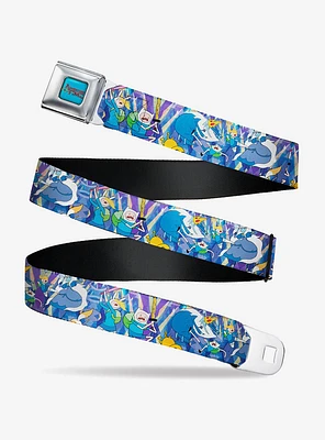 Adventure Time Finn Jake And Fionna Cake Ice Kingdom Youth Seatbelt Belt