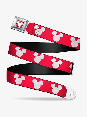 Disney Mickey Mouse Ears Icon Youth Seatbelt Belt