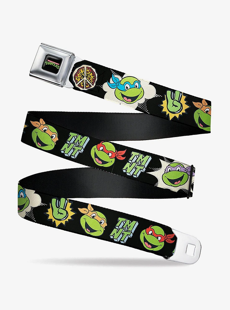 Teenage Mutant Ninja Turtles Faces And Icons Youth Seatbelt Belt