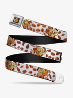 The Flintstones Cocoa Pebbles Fred And Barney Pose And Cereal Youth Seatbelt Belt