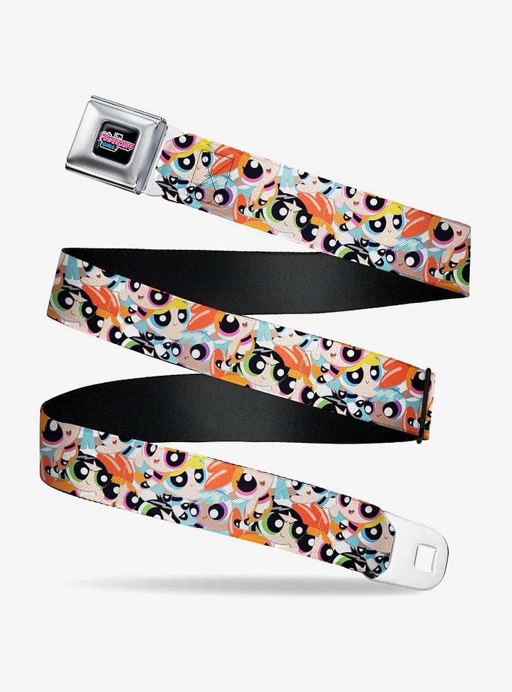 The Powerpuff Girls Expressions Stacked Youth Seatbelt Belt