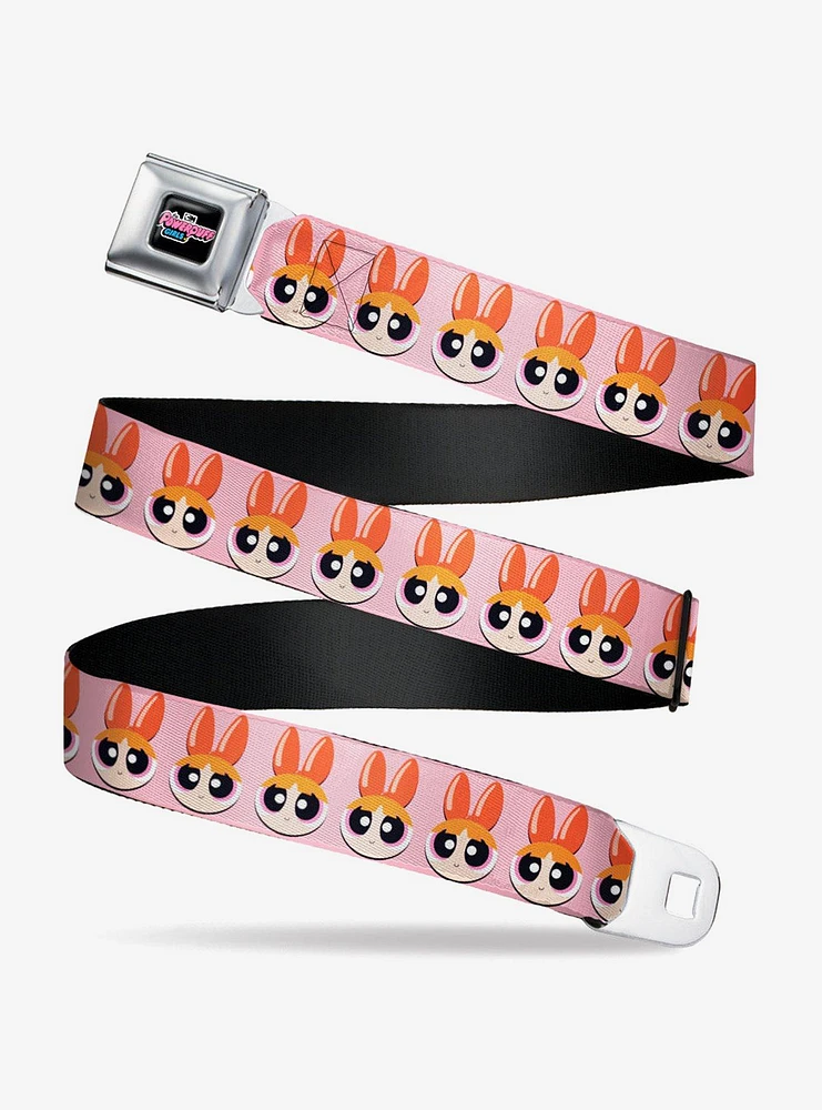 The Powerpuff Girls Blossom Face Close Up Youth Seatbelt Belt