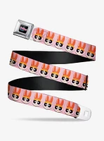 The Powerpuff Girls Blossom Face Close Up Youth Seatbelt Belt