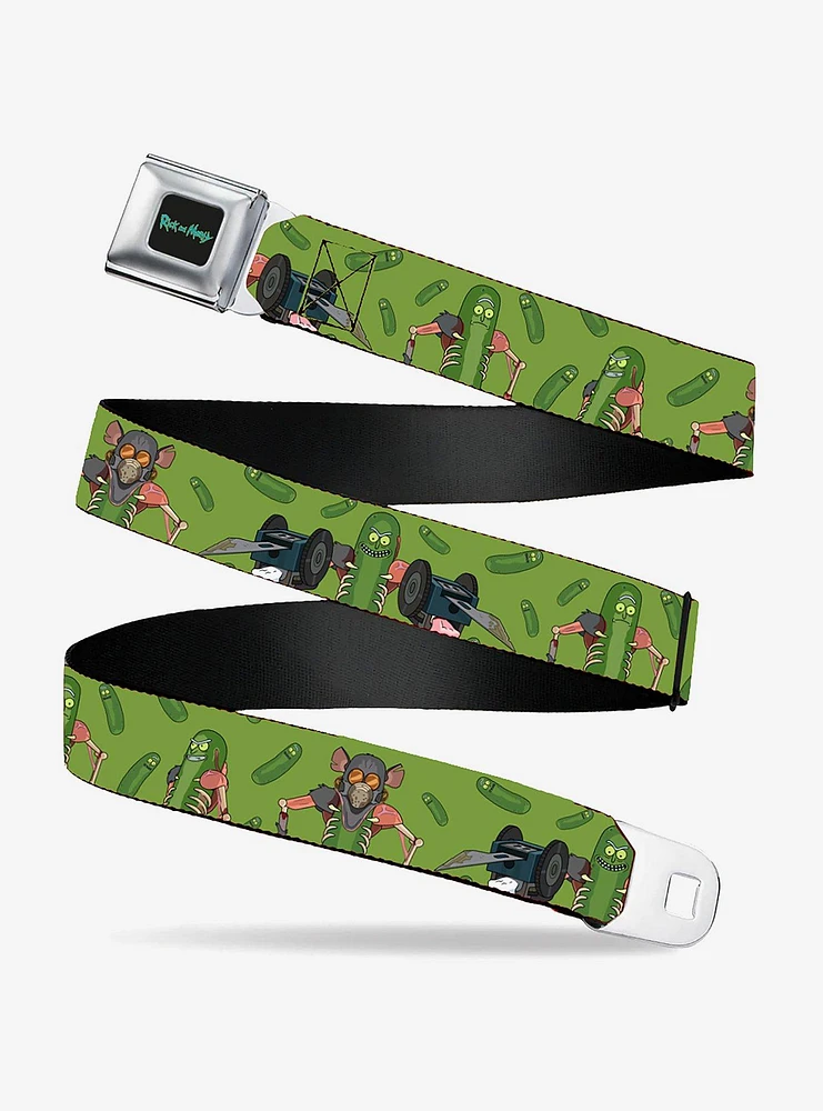 Rick And Morty Pickle Rick Rat Suit Youth Seatbelt Belt