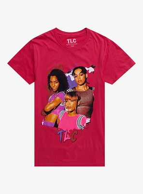 TLC Collage Boyfriend Fit Girls T-Shirt