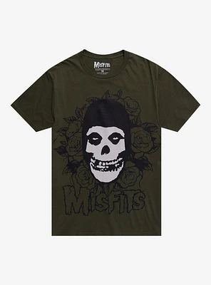 Misfits Roses Boyfriend Fit Girls T-Shirt