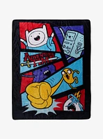 Adventure Time Comic Pop Art Throw Blanket