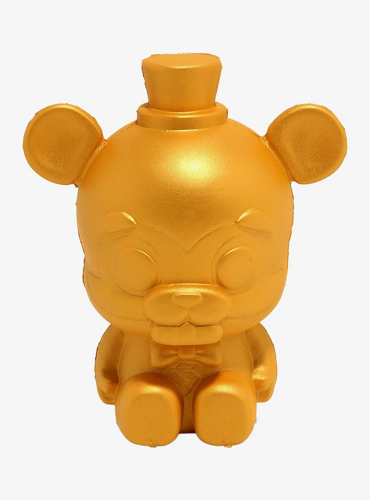 Five Nights At Freddy's Chibi Freddy Gold Squishy Toy