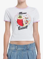 Nanalan' Mona Russell Spray Paint Ringer Girls Baby T-Shirt