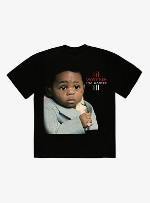 Lil Wayne Tha Carter III Album Cover Portrait T-Shirt