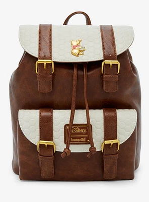 Loungefly Disney Winnie the Pooh Honeycomb Flap Mini Backpack - BoxLunch Exclusive