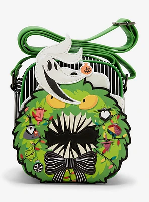 Loungefly Disney The Nightmare Before Christmas Zero Wreath Glow-in-the-Dark Crossbody Bag — BoxLunch Exclusive