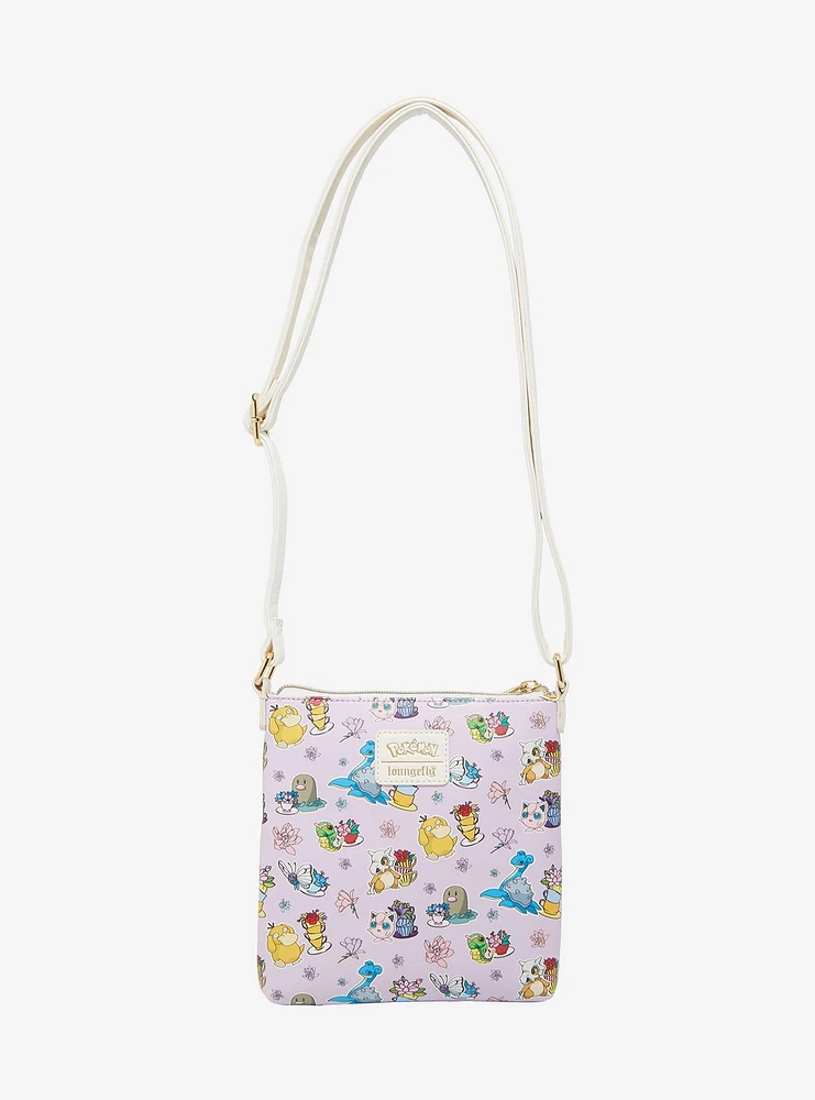 Loungefly Pokémon Floral Allover Print Crossbody Bag — BoxLunch Exclusive