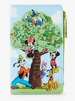 Loungefly Disney Mickey Mouse & Friends Apple Tree Snap Wallet - BoxLunch Exclusive