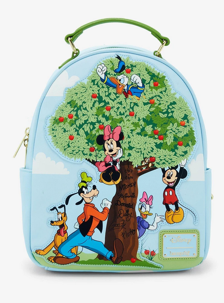 Loungefly Disney Mickey Mouse & Friends Apple Tree Mini Backpack - BoxLunch Exclusive