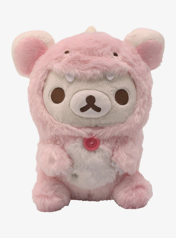 Korilakkuma Pink Dinosaur Plush