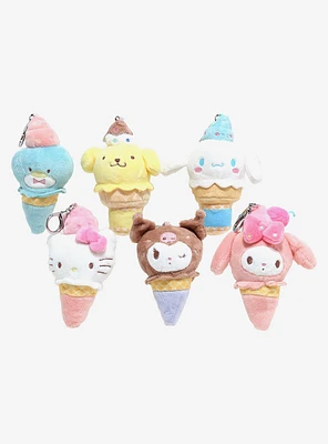 Hello Kitty And Friends Ice Cream Blind Box Plush Key Chain