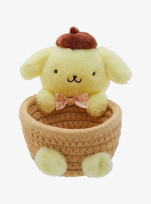 Pompompurin Plush Mini Basket