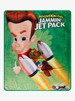 The Adventures Of Jimmy Neutron: Boy Genius Jammin' Jet Pack Throw Blanket