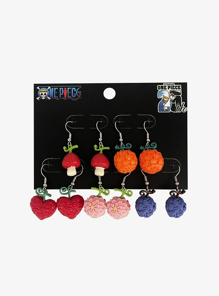 One Piece Devil Fruit Charm Earring Set