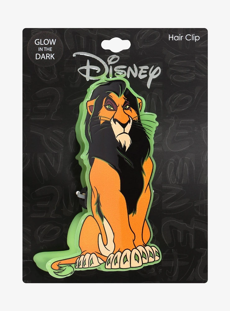 Disney The Lion King Scar Glow-In-The-Dark Claw Hair Clip