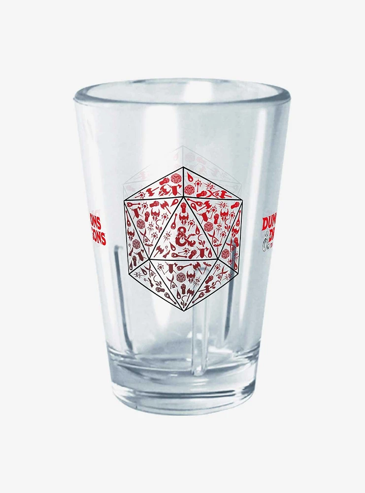 Dungeons & Dragons D20 Fill Mini Glass