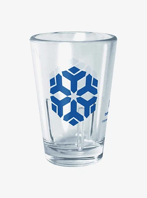 Overwatch Mei Icon Mini Glass
