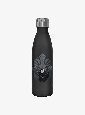 Overwatch Reinhardt Hammer Badge Stainless Steel Water Bottle
