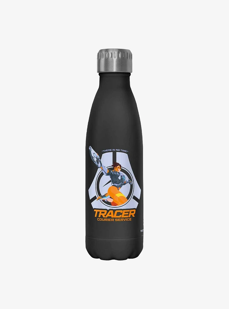 Overwatch Tracer Courier Service Stainless Steel Water Bottle