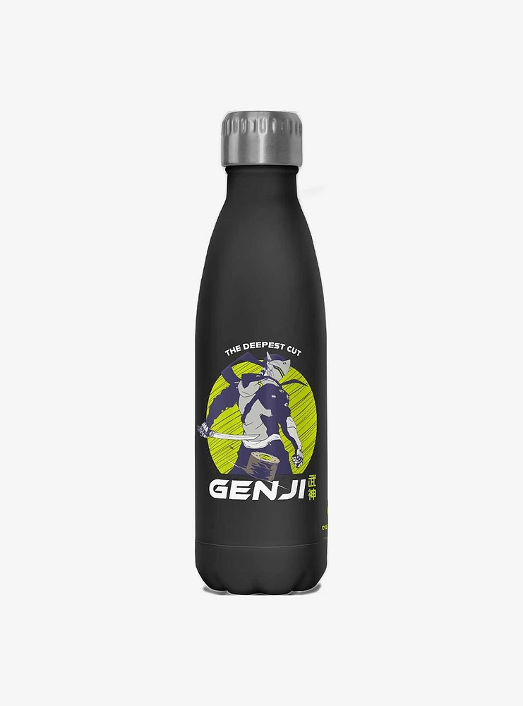 Overwatch Genji Badge Stainless Steel Water Bottle