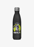 Overwatch Genji Badge Stainless Steel Water Bottle