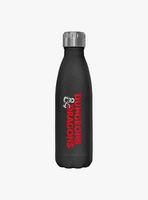 Dungeons & Dragons Rendered Logo Stainless Steel Water Bottle