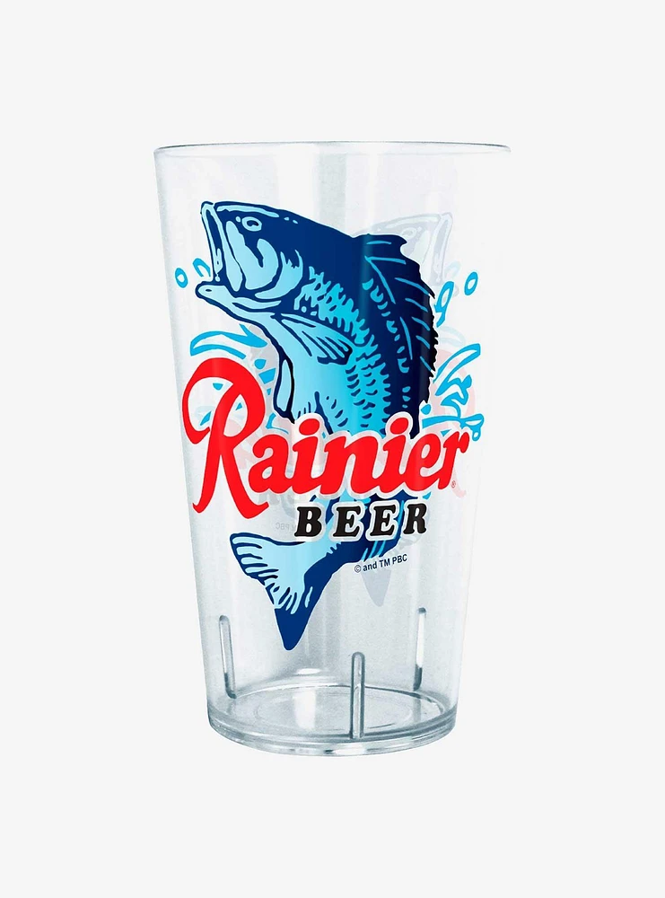 Pabst Blue Ribbon Rainier Fishing Logo Tritan Cup