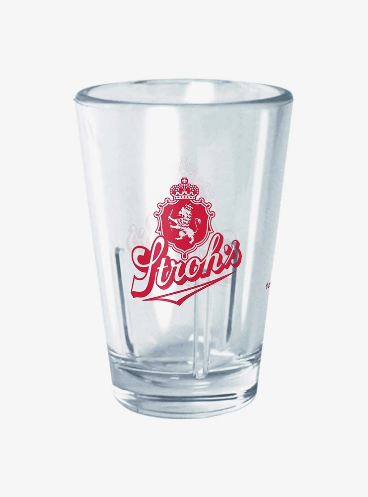 Pabst Blue Ribbon Vintage Stroh's Mini Glass