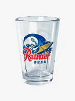 Pabst Blue Ribbon Kayak And Rainier Beer Mini Glass