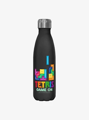 Tetris Game On Stainless Steel Water Bottle
