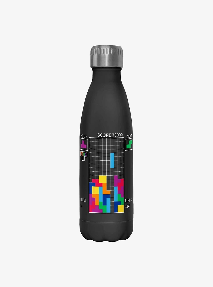 Tetris Scoreboard Stainless Steel Water Bottle